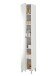 Mehrzweckschrank >TARRAGONA 1< in weiß - 33,5x195,5x31,5cm (BxHxT)