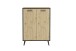 Kommode >PLAU 1< in Artisan Eiche Dekor - 68,5x93,5x33cm (BxHxT)