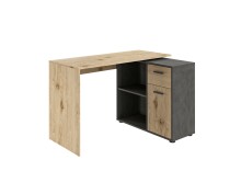 Schreibtisch >ALBRECHT 1< in Viking Eiche - Matera - 83x74x117cm (BxHxT)