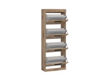Schuhkipper >GRANO< 4 Klappen, Viking Eiche Dekor - 54x149x31 (BxHxT)