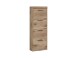 Schuhkipper >GRANO< 4 Klappen, Viking Eiche Dekor - 54x149x31 (BxHxT)