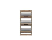 Schuhkipper >GRANO< 3 Klappen, in Viking Eiche Dekor - 54x115x31 (BxHxT)
