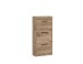 Schuhkipper >GRANO< 3 Klappen, in Viking Eiche Dekor - 54x115x31 (BxHxT)