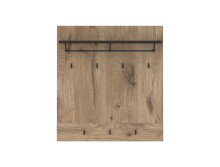 Wandgarderobe >GRANO< 7 Haken, Ablage, Stange,...