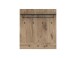 Wandgarderobe >GRANO< 7 Haken, Ablage, Stange, Viking Eiche Dekor - 93x101x32,5 (BxHxT)