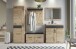 Garderoben-Set >Grano< (3-teilig) Viking Eiche Dekor - 153x195x38 (BxHxT)