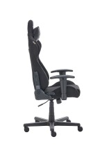 Gaming-Stuhl >DXRACER FORMULA< Armlehnen, Kopfpolster, Wippfunktion, schwarz - 65x121x65cm (B/H/T)