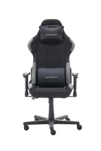 Gaming-Stuhl >DXRACER FORMULA< Armlehnen, Kopfpolster, Wippfunktion, schwarz/grau - 65x121x65cm B/H/T