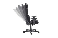 Gaming-Stuhl >DXRACER FORMULA< Armlehnen, Kopfpolster, Wippfunktion, schwarz/grau - 65x121x65cm B/H/T