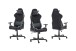 Gaming-Stuhl >DXRACER FORMULA< Armlehnen, Kopfpolster, Wippfunktion, schwarz/grau - 65x121x65cm B/H/T