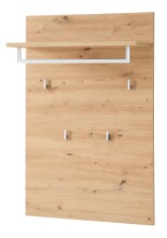 Garderoben-Set >Bari< (2-teilig) Schilfgrün / Eiche - 78x200x38cm (BxHxT)