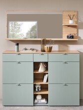 Garderoben-Set >Bari< (2-teilig) Schilfgrün /...