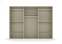 Drehtürenschrank >Ticao< 2 Schübe, 3...