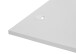 Eckschreibtisch >Ben< höhenverstellbar bis 117cm, weiss - 180x74/117x177cm (BxHxT)