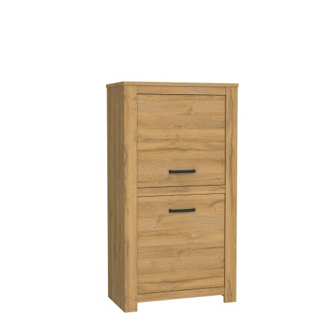 Highboard >HAVANNA< 2 Türen, in Alteiche Dekor - 77x143,7x42,2cm (BxHxT)