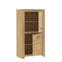 Highboard >HAVANNA< 2 Türen, in Alteiche Dekor - 77x143,7x42,2cm (BxHxT)