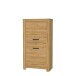 Highboard >HAVANNA< 2 Türen, in Alteiche Dekor - 77x143,7x42,2cm (BxHxT)