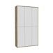 Schuhschrank >Alanna< 6 Türen, Secret grey/ Artisan Eiche Dekor - 109,2x191,9x34,9cm (B/H/T)
