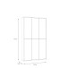 Schuhschrank >Alanna< 6 Türen, Secret grey/ Artisan Eiche Dekor - 109,2x191,9x34,9cm (B/H/T)