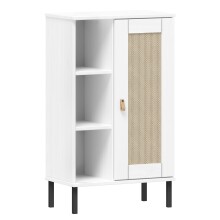 Badezimmer-Set >WZ-0800< (5-teilig) Fichte massiv weiss - 155x190x40 (BxHxT)