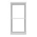 Raumteilerregal >MAURO< 2 Fächer, in Weiss - 39,5x72,8x32,9cm (BxHxT)