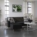 Satztisch >Ailema< 45x57x45 cm – Weiß, MDF & Metall, elegant & robust