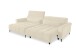 Wohnlandschaft >Wolve< elektr. Sitzverstellung, 2 Kissen, Cord beige - 277x108x179cm (BxHxT)