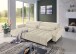 Wohnlandschaft >Wolve< elektr. Sitzverstellung, 2 Kissen, Cord creme - 277x108x179cm (BxHxT)