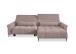 Wohnlandschaft >Wolve< elektr. Sitzverstellung, 2 Kissen, Cord rosa - 277x108x179cm (BxHxT)