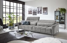 Big-Sofa >Wolve< Kopfteilverstellung, 2 Kissen,...