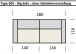 Big-Sofa >Wolve< Kopfteilverstellung, 2 Kissen, Cord silbergrau - 280x108x118cm (BxHxT)
