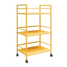Servierwagen >Rasmus< in Gelb - 43x77x29 (BxHxT)