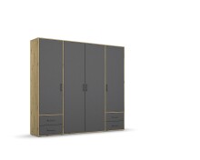 Drehtürenschrank >Voyager< 4 Schübe, 5...