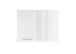 Aufsatzschrank >LAUNDREEZY< in weiß, Holzwerkstoff - 100x76x68cm (BxHxT)