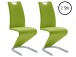 Esszimmerstuhl >Pupik I< (2er Set) in Lime aus Metall - 45x102x62cm (BxHxT)