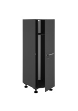 Mehrzweckschrank >LAUNDREEZY< in Anthrazit, Holzwerkstoff - 50x162x68cm (BxHxT)