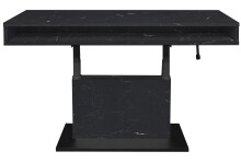Couchtisch >Lift<in keramik optik schwarz / schwarz...