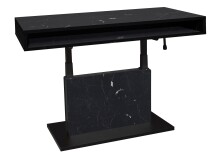 Couchtisch >Lift<in keramik optik schwarz / schwarz...