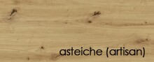 Couchtisch >Lift< verstellbar,  Asteiche Dekor / schwarz - 120/160x56/75x70cm (BxHxT)