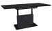 Couchtisch >Lift< keramik optik schwarz / schwarz - 120/160x59/75x60cm (BxHxT)