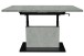 Couchtisch >Lift< verstellbar, keramik optik weiß/schwarz - 120/160x59/75x60cm (BxHxT)