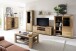 Couchtisch >GRENO< in Wildeiche Nachbildung - 115x46x65 (BxHxT)