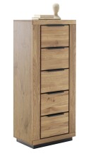 Kommode >GRENO< in Wildeiche geölt - 142x62x40 (BxHxT)