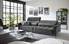 Big-Sofa >Wolve< 2x elektr. Verstellung, 2 Kissen,...