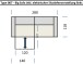 Big-Sofa >Wolve< 1x elektr. Verstellung, 2 Kissen, Cord beige - 280x108x118cm (BxHxT)