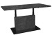 Couchtisch >Lift< höhenverstellbar, keramik optik grau / schwarz - 120x49/68x70 (BxHxT)
