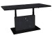Couchtisch >Lift< verstellbar, keramik optik schwarz / schwarz - 120x49/68x60cm (BxHxT)
