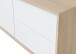 TV-Board >BROOKLYN< in Canadian Eiche/Artik White - 130x47x41 (BxHxT)