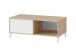 Wohnzimmer-Set >BROOKLYN< in Canadian Eiche/Artik Weiß - 130x47x41 (BxHxT)