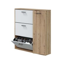 Schuhschrank >CLASS< 3 Klappen, 1 Tür, Nodi...